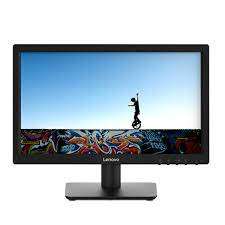 Lenovo D19 10 18.5 HD Monitor Black Color Connectivity VGA HDMI 1.4 61E0KCT6EU